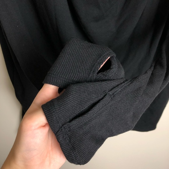 ATHLETA Purana Wrap Black Sweatshirt - Picture 5 of 11